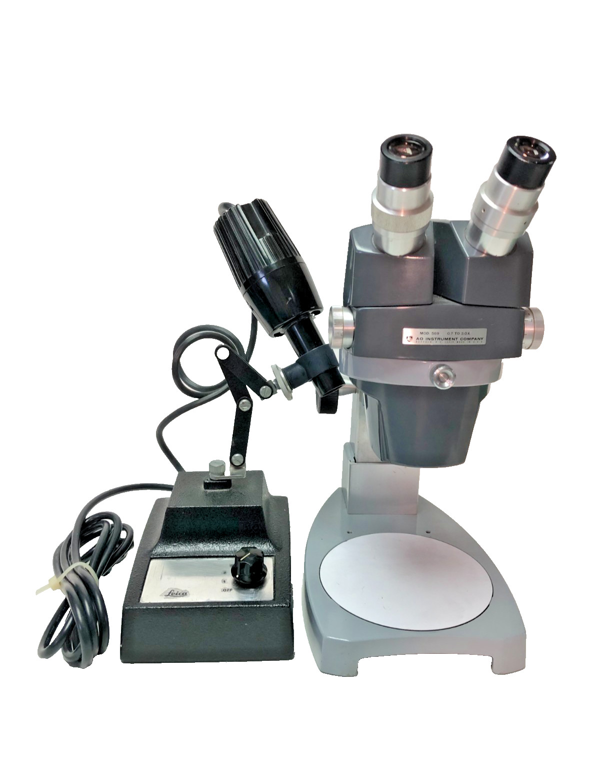 AO Stereo Zoom Microscope, 15X Eyepieces, Electronics, Biology, 