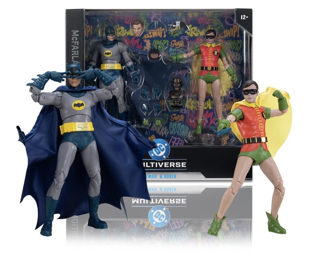 MCFARLANE TOYS DC Multiverse Batman and Robin (1966 Classic TV Serie) 2 Pack NEW