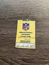 1992 AFC Playoff Buffalo Bills vs Houston Oilers OT COMEBACK TICKET STUB 1/3/93 picture