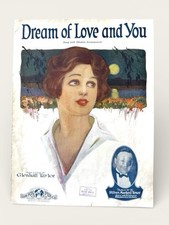 Dream of Love and You Sheet Music Glenhall Taylor Silver Masked Tenor Jazz 1925 picture