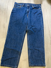 Levi's 505 Men's Blue Medium Wash Denim Straight Leg Jeans 38x30 Regular picture