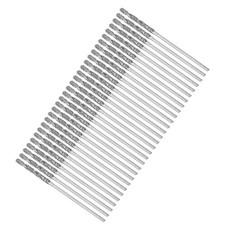 30pcs 1mm Diamond Twist Drill Bit High Speed Steel Tipped for Jewelry Beach picture