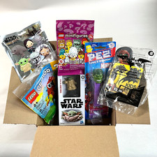 MYSTERY BOX mixed toys & collectibles 6 items - Disney, Marvel, Lego, etc.. picture