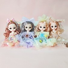 4 Pcs 6 Inch Small Princess Girl Mini Dolls for 3+ Year Old Little Girls Gift picture
