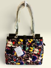 Bravo Handbags Beverly Hills Collection Satchel, Style BH91-7574 Night Butterfly picture