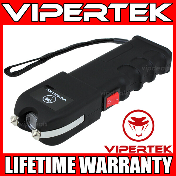 VIPERTEK Stun Gun VTS-989 - Heavy Duty Rechargeable LED Flashlight VIPERTEK Stun Gun VTS-989 - Heavy Duty Rechargeable LED Flashlight
