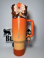 Stanley X Starbucks Philippines TANGERINE 40oz Tumbler NEW NO TAG + Accessories! picture