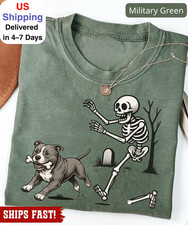 Halloween Pitbull Dog Shirt, Halloween Dog Shirt, Funny Pitbull Shirt, Pitbull L picture