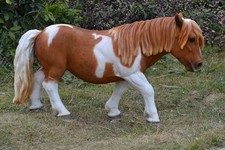 Shetland Pony Resin Statue Decor Farm Horse Garden Statue, Garden/Home Decor picture