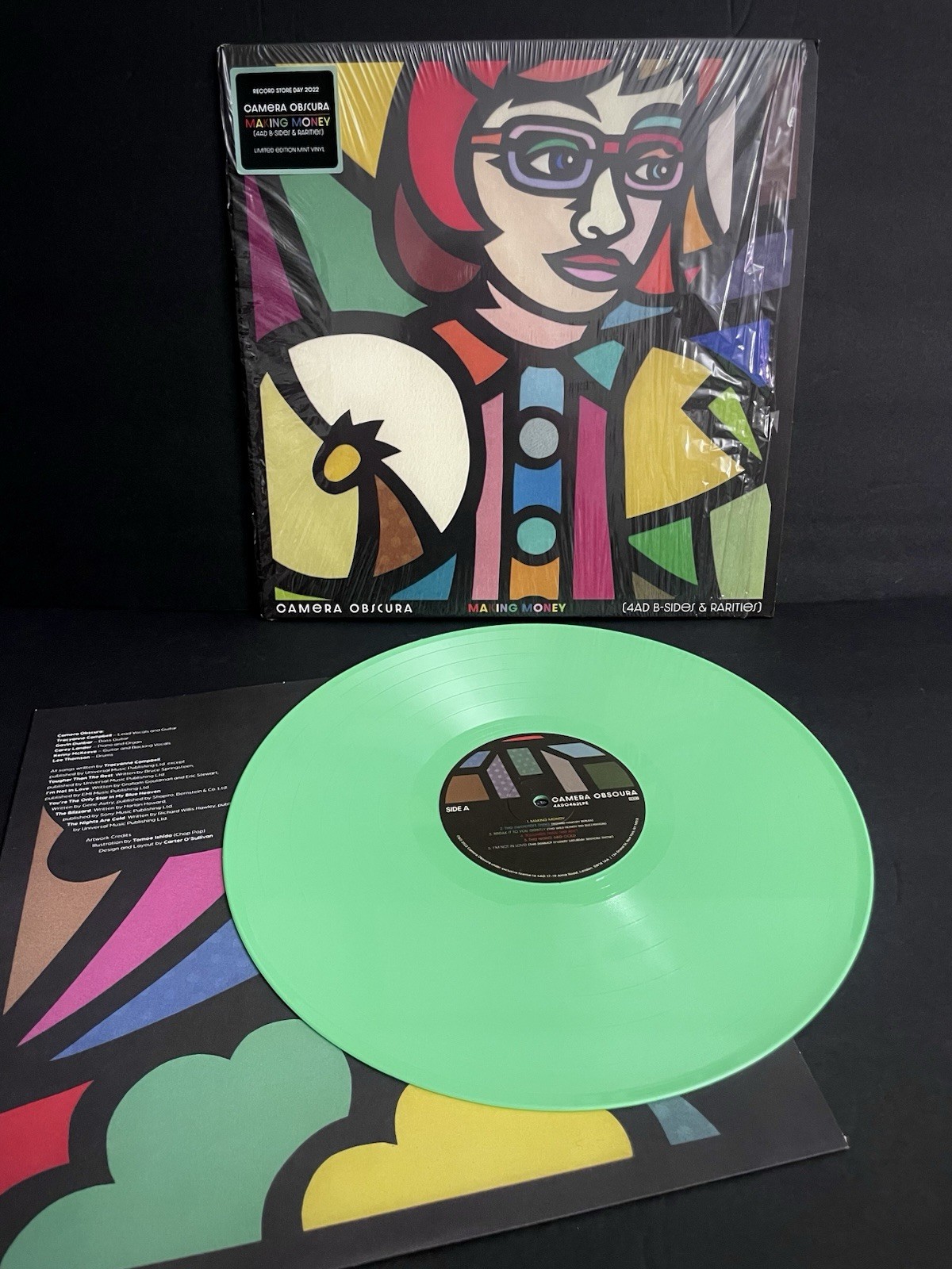 Camera Obscura – Making Money (4AD B-Sides & Rarities) LP ~ Mint Green Vinyl NM