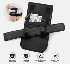 Anti Theft RFID Travel Money Belt Bag Wallet Credit Card ID Cash Passport picture