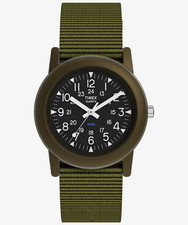 TIMEX Camper 34mm TX-T41711 Military Olive Quartz Watch Japan Exclusive New picture