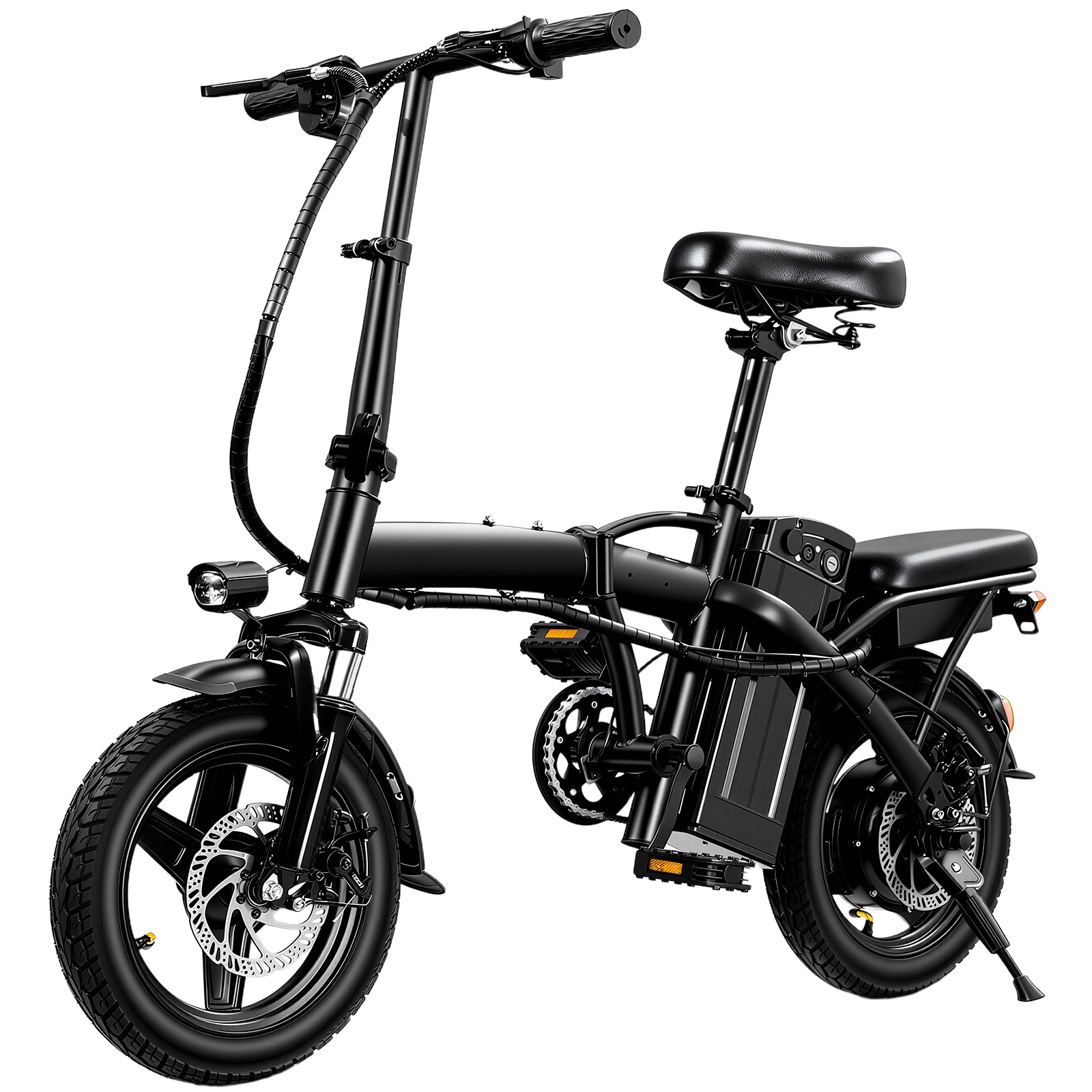 14 Inch Folding Electric Bikefor Adults And Teens,500W Motor, 16-24MPH Max Speed