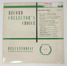 NIP Record Collector's Choice Geraldine Farrar vinyl record Belcantodisc Sealed picture