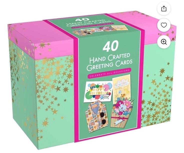 NEW All Occasion Greeting Card Collection, 40ct Hand crafted with envelope & box NEW All Occasion Greeting Card Collection, 40ct Hand crafted with envelope & box