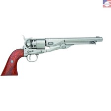 Authentic M1860 Revolver Replica - 14.5-Inch Grey Collectible Display Piece picture