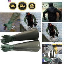 Shoulder Length Decoy Duck Gloves，28" Waterfowl Heavy Duty Duck Hunting Acces... picture