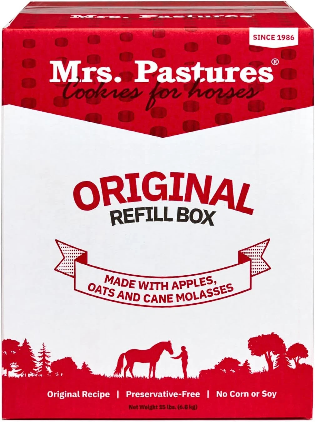 Mrs Pastures Cookies and Treats for Horses - Premium Horse Treats - Made with Ap Mrs Pastures Cookies and Treats for Horses - Premium Horse Treats - Made with Ap