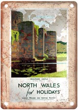 WILKINSON Norman North Wales Holidays c Travel Poster Retro Look Sign T1668 picture