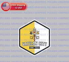 Vatican City Italy Country Souvenir Decal Sticker Travel Luggage B picture