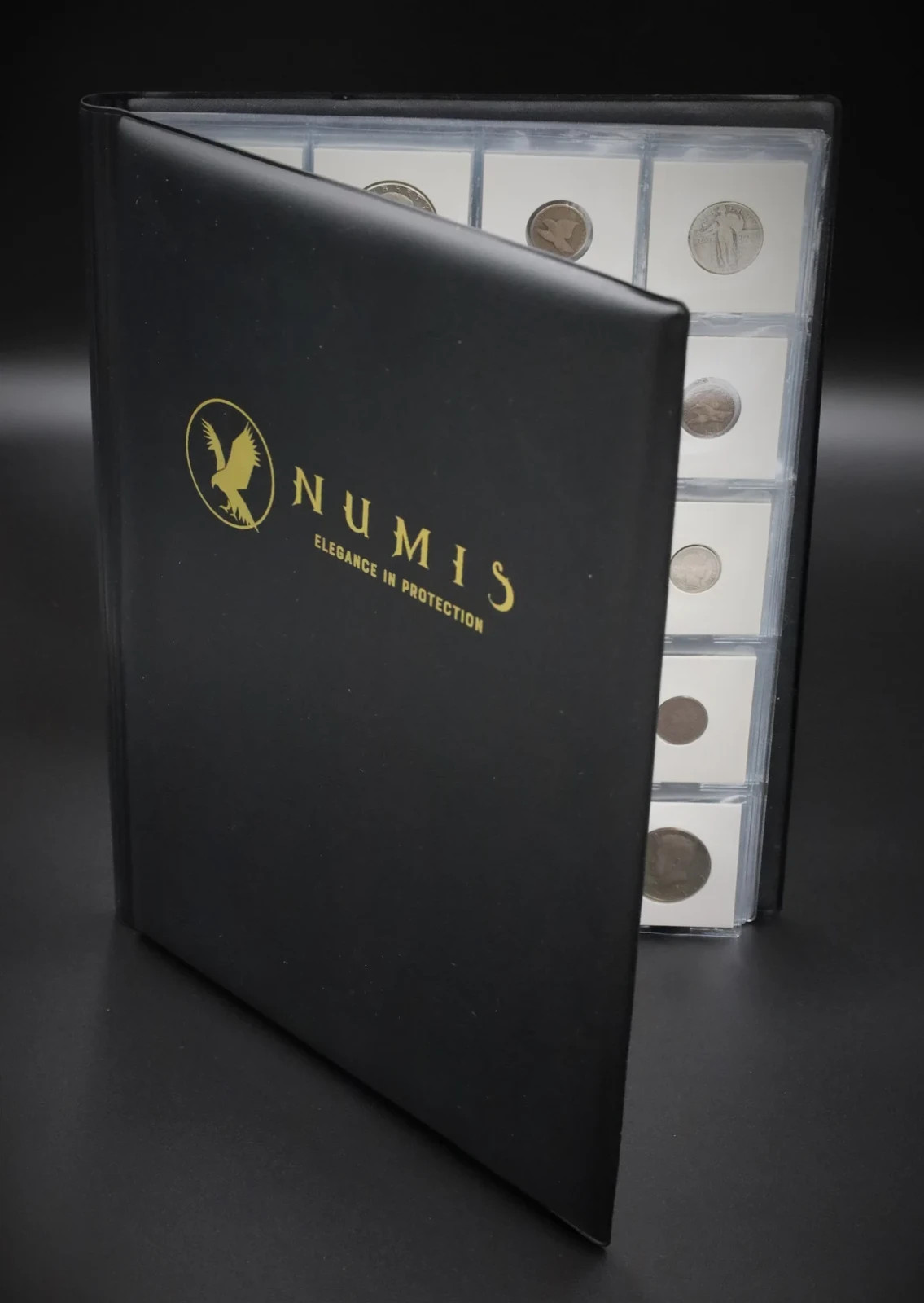 NUMIS® Coin Collecting Album, Holds 200 "Flips" (2x2 inch), Self Expanding Album NUMIS® Coin Collecting Album, Holds 200 "Flips" (2x2 inch), Self Expanding Album