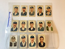 WILL’S 1907 cigarettes cards, CAPSTANS prominent Australian & English cricketers picture
