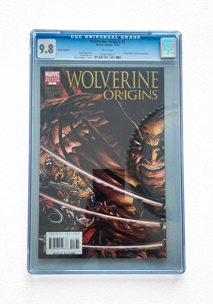 Marvel Comics Wolverine: Origins #7 (2006) CGC 9.8 Variant Cover