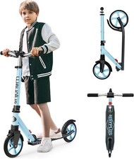 Kick Scooter for Ages 6+,Kid, Teens & Adults. Max Load 240 LBS. Foldable, Lightw picture