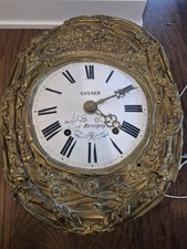 Antique-French-Morbier Clock Movement-Ca.1890-To Restore picture