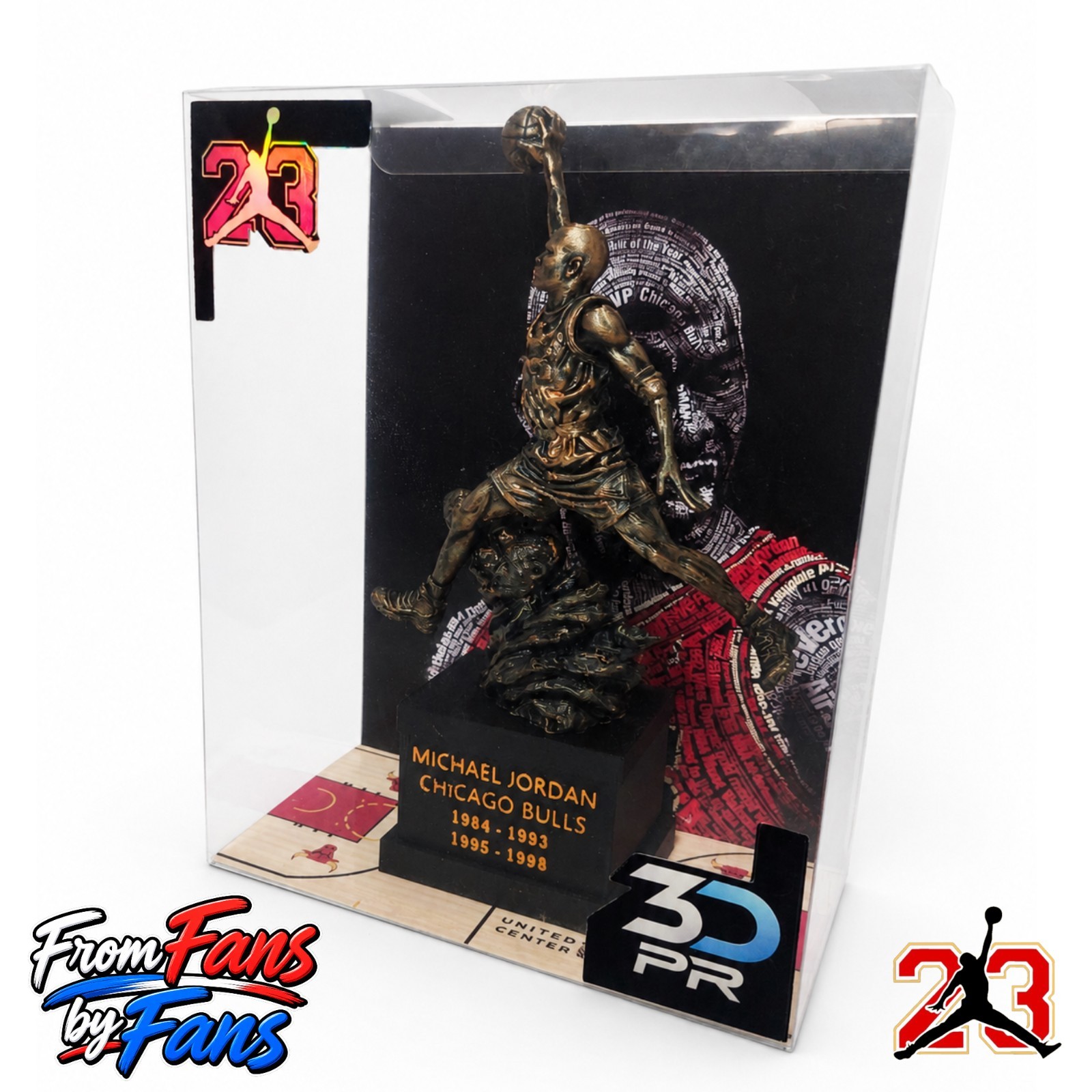 Michael Jordan United Center Collectible Figure in box (7.75 inches 3D Printed)