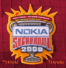 2000 BCS Sugar Bowl National Championship Game Patch Florida State Virginia Tech picture