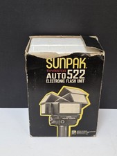 SUNPAK Auto 522 Thyristor Handle Mount Camera Flash Bracket Battery Manual picture