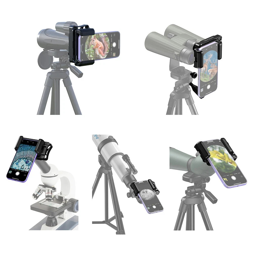Universal Hunting Phone Scope Adapter for Spotting Scope Binocular Monocular Universal Hunting Phone Scope Adapter for Spotting Scope Binocular Monocular