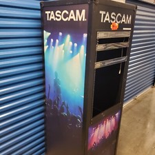 Tascam Music Equipment Rack Store Display DJ Travel Cart Rolling Storage  picture