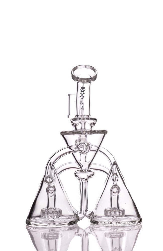 8" Toxic Twin Reactor Recycler Glass Water Pipe Double Reclycler 8" Toxic Twin Reactor Recycler Glass Water Pipe Double Reclycler