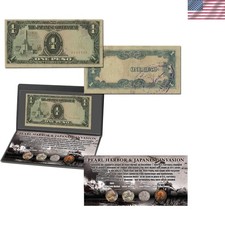 Limited Edition WWII Invasion Currency & Rare Coin Collection - Historical Value picture