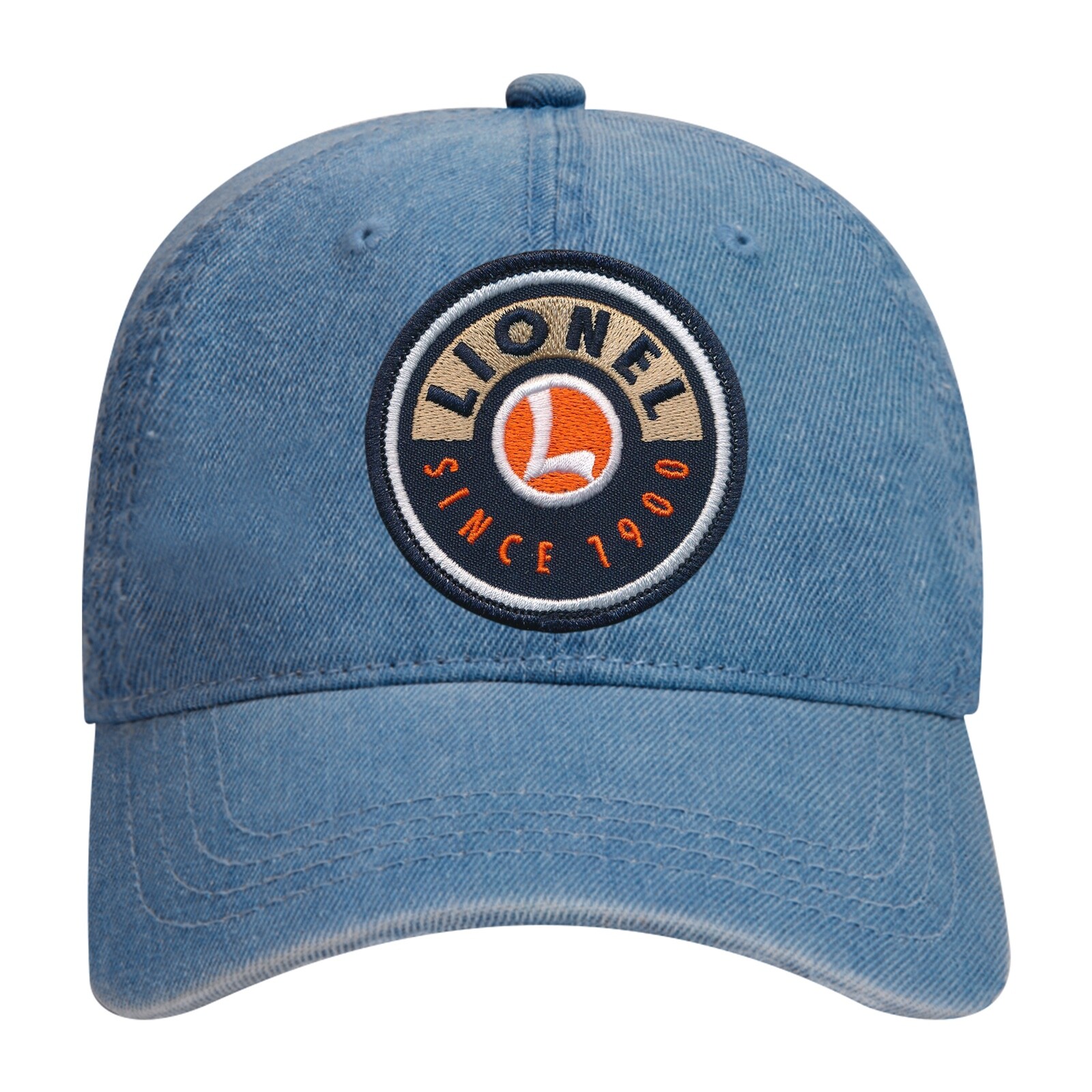 New Casual Look LIONEL TRAINS Collector's Faded Denim Hat New Casual Look LIONEL TRAINS Collector's Faded Denim Hat