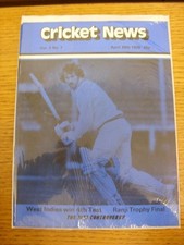 29/04/1978 Cricket News: Vol.02 No.01 - A Weekly Review Of The Game, West Indies picture