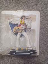 Elvis Presley Aloha From The King Figurine Rhodes Studios Bradford COA 0103 picture