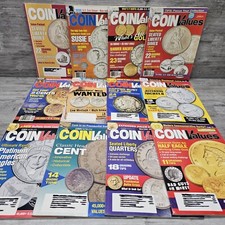 Coin Values Magazine Lot (12) 2005-2007 Collecting Values Grading Gold Silver picture