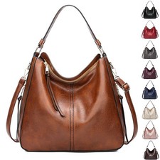 Hobos Zipper Bucket Bags With Adjustable Shoulder-strap Handbags Temperament Hig picture