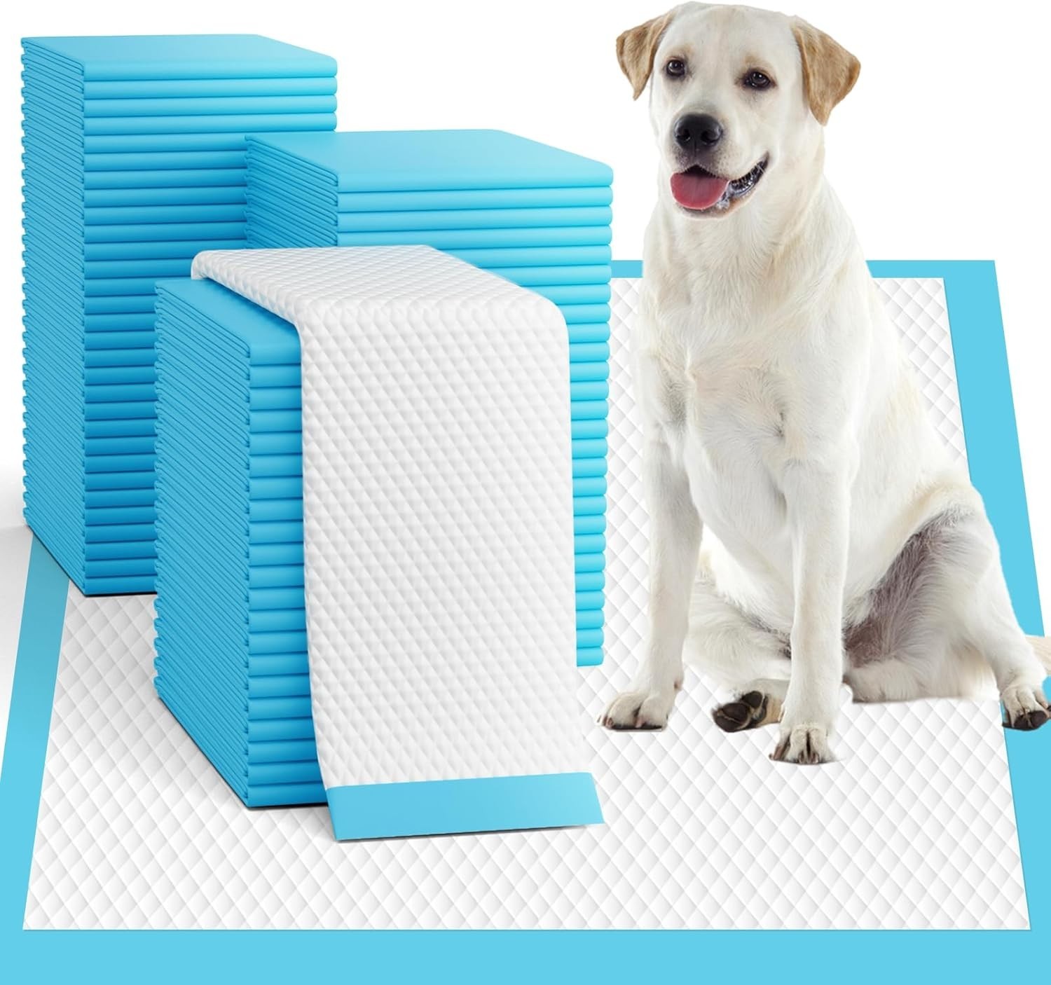 Puppy Pads 100/200 Pack, 23.6"x23.6"  Dog Pee Pads Super Absorbent