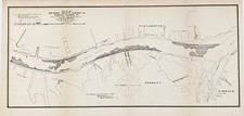 1887 NORFOLK Harbor - Virginia Map Portsmouth - Berkley U.S. Corps Engineers picture