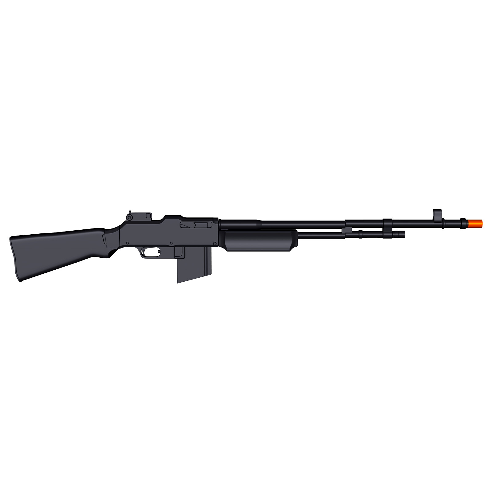 WW2 Auto Bar Rifle Prop 1:1 Scale 3D Printed Cosplay Costume Replica 47 Inch WW2 Auto Bar Rifle Prop 1:1 Scale 3D Printed Cosplay Costume Replica 47 Inch