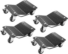 Car Wheel Dolly, 6000 Lbs/2722 Kg Car Moving Cart with Brakes, Set of 4 Piece, H picture