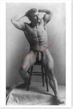 Bodybuilder Eugene Sandow Beefcake Silver Halide Photo #21 Gay Interest picture