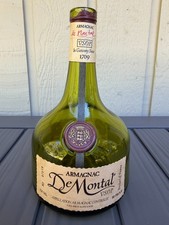 Vintage 1970s–1980s De Montal Armagnac VSOP - 750ml - EMPTY Bottle – France picture