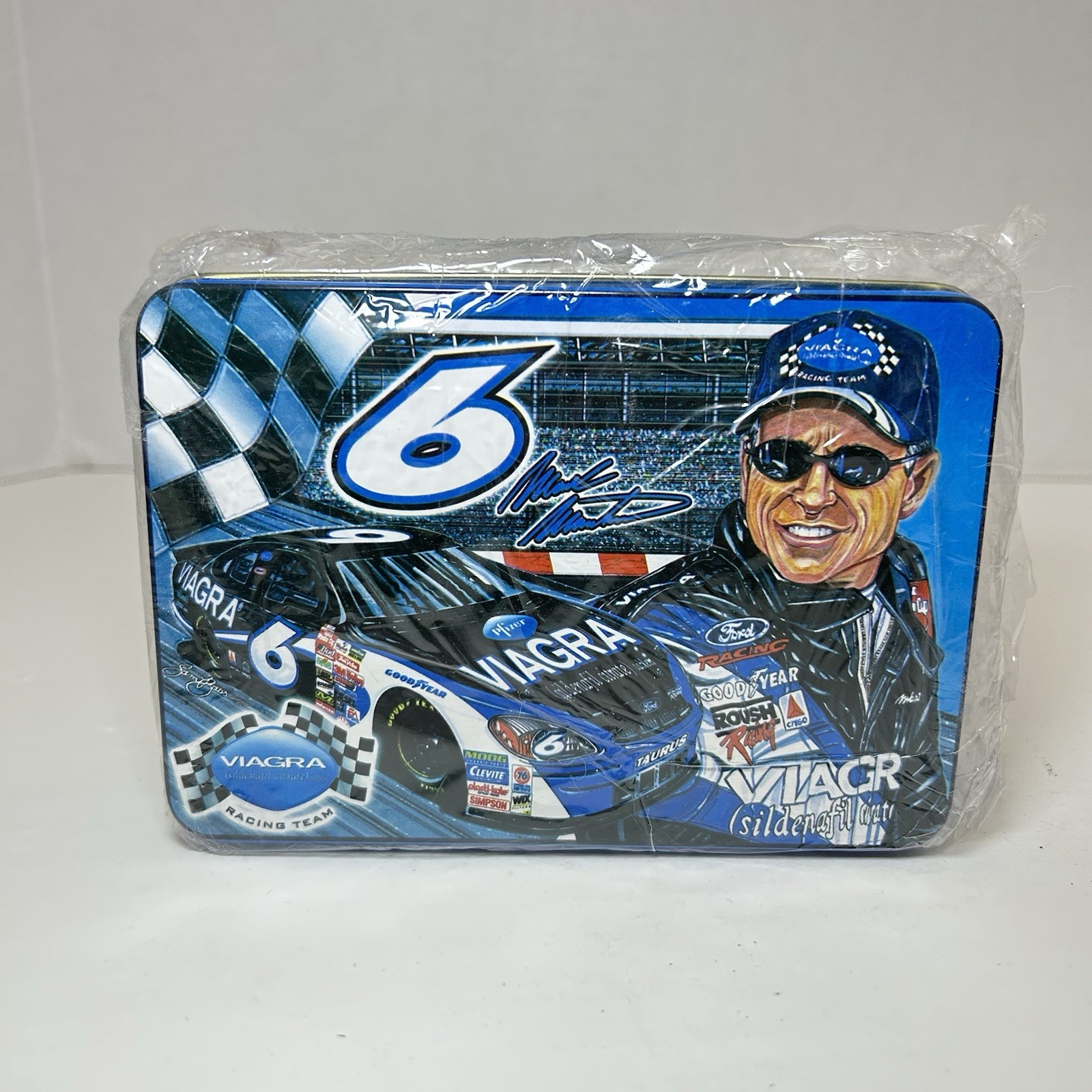 Nascar Mark Martin Tin Box Unopened Nascar Mark Martin Tin Box Unopened