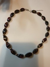 Sterling silver Murano Millefiori Glass Necklace – Artisan Venetian Beads 🇮🇹✨ picture