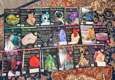 ROCK & GEM Magazine Lot Of 19 - Ammonites/Agate/Fluorite/Quartz/Golconda picture